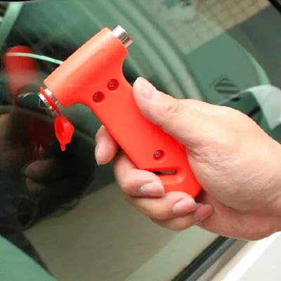 Emergency Life-Saving Hammer Car Window Seat Safety Belt Cutter Tool Durable • $2.03