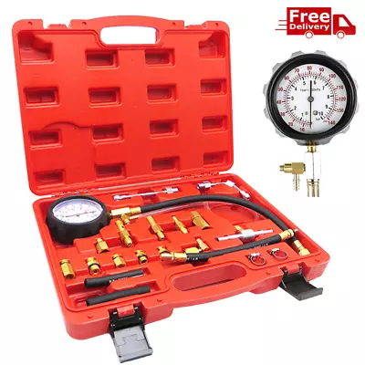 Fuel Injection Pump Pressure Tester Manometer Gauge Kit System Test Set -140 PSI • $29.97