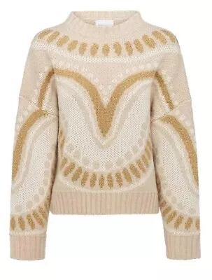 ALICE MCCALL  Windswept  Meringue Knit Womens Jumper Size S • $139