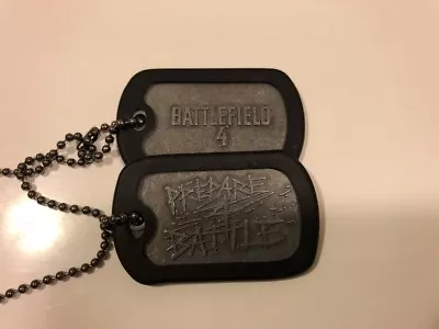 Battlefield 4 PREPARE FOR BATTLE Dog Tags Silver Color  • $6.99