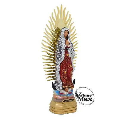 ValuueMax™ Our Lady Of Guadalupe Statue Finely Detailed Resin 8 Inch Tall  • $30
