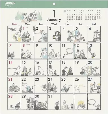 2024 Moomin Comic Design Calendar  • $50