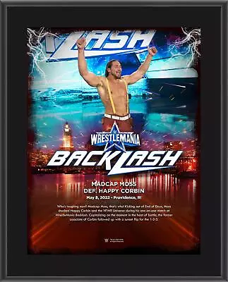 Madcap Moss WWE 10.5  X 13  WrestleMania Backlash Sublimated Plaque • $29.99