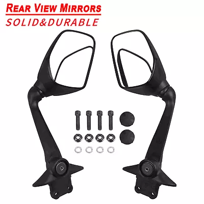 Rearview Side Rear View Mirrors Fit For Yamaha TMAX530 T-MAX530 2015-2018 Black • $52