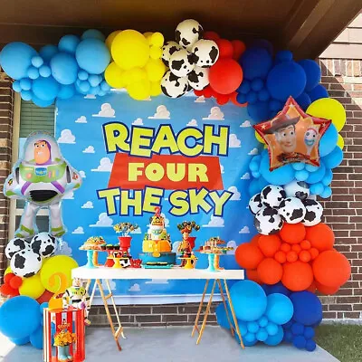 Cow Toy Story Farm Circus Party Decor Baby Shower Birthday Balloon Arch Kit • £5.16