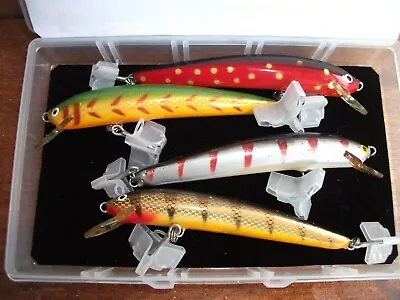 Vintage Nilsmaster Invincible Fishing Lures X 4 @ 120mm... 1990 + Models. • $25