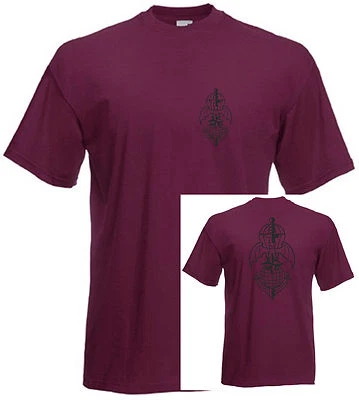 WARTSHIRT Maglietta Folgore El Alamein – 185ª Divisione Paracadutisti Nord Africa, T-Shirt Uomo Military Inspired