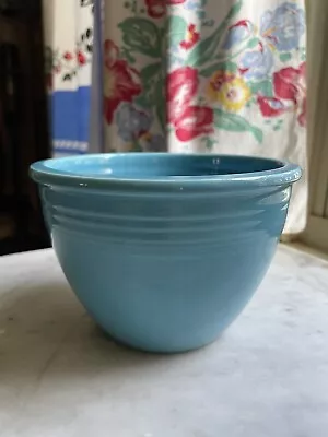 Vintage Fiestaware Turquoise Nesting Mixing Bowl #2 Fiesta Ware • $30