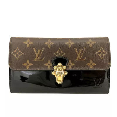 Louis Vuitton Monogram Portefeiulle Cherrywood Long Bifold Wallet/9Y0440 • $133.50
