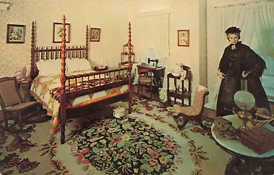 Mexico MO Audrain County Historical Society Museum Upstairs Bedroom Vtg Postcard • $6.39