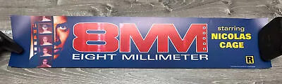 Original Movie Theater Mylar Banner: 8MM Eight Millimeter 11.5 X2.5” (MM) • $9.99