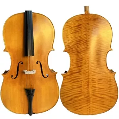 Copy Of Handmade Sleeping Beauty Cello 7/8 huge And Powerful Soundflamed Back • $1079.10