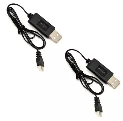 Modelart 4 Channel Mini Quadcopter H107-06 3.7V USB Battery Charger 2 Pack • $9.95