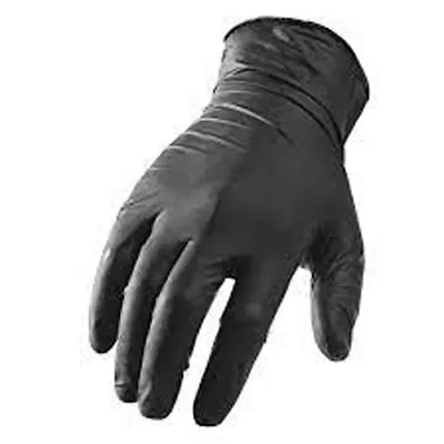 £6.90 • Buy BLACK BLUE Disposable Gloves Nitrile Powder Latex Free**100**200**
