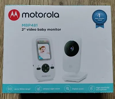 Motorola MBP481 Video Baby Monitor 2  Screen New Boxed Unused • £44.96