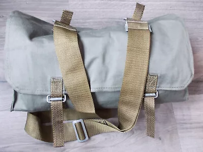 Genuine 80's Polish Army Canvas Webbing Bread Bag Military Satchel-NEW. • £13.29