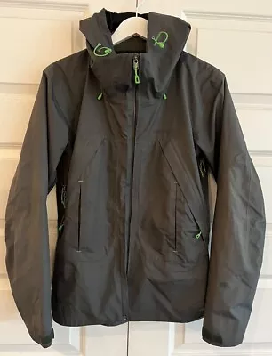 Patagonia H2NO Waterproof Hooded Windbreaker Rain Jacket Full Zip Gray Men's S • $79.99