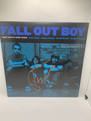 Fall Out Boy Signed 'take This To Your Grave' Album Vinyl Record Lp Jsa Coa • £284.03