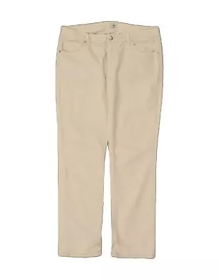 CERRUTI 1881 Womens Straight Jeans W32 L30  Beige Cotton BD32 • £24.42