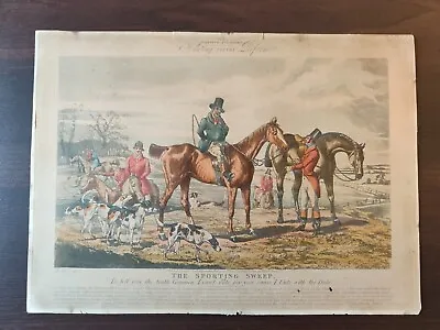 Antique Colour Aquatint-the Sporting Sweep- By H. Alken - Publ.r. Ackermann-1833 • £150