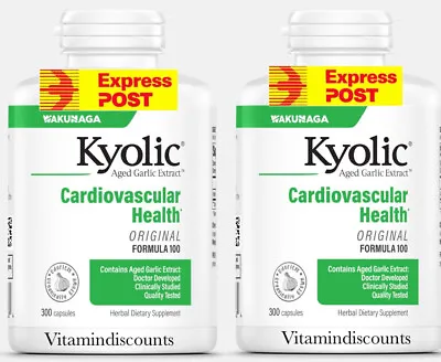  KYOLIC AGED GARLIC ORGANIC GREAT FOR THE IMMUNE SYSTEM  600  CAPSULES 2 Bottles • $134.99