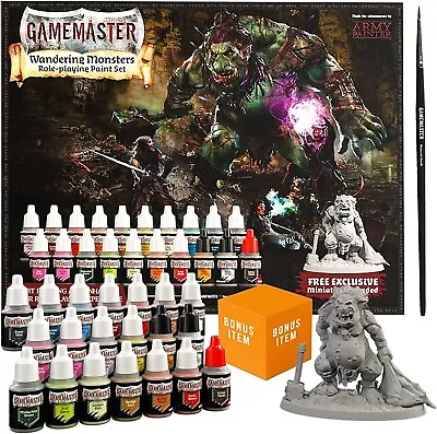 Army Painter Gamemaster: Wandering Monsters Paint Set + Free Item For Miniatures • $51.99