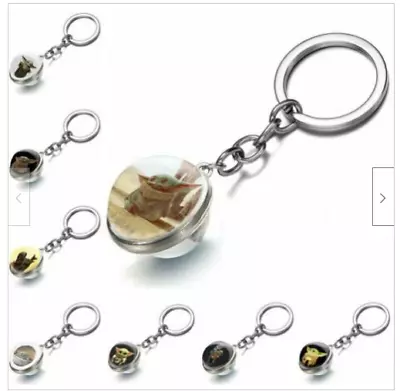 12pcs YODA Baby 3D Mix Keychain Puppet Key Chain Girls Boy Keyring Party Gifts • $19.99