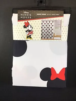 Disney Minnie Mouse Fabric  Shower Curtain 72” X 72” • $39.95