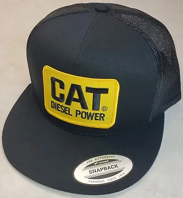 CAT DIESEL POWER Smokey The Bandit Trucker Hat /YP Classic 6006 Black/Black • $21.72