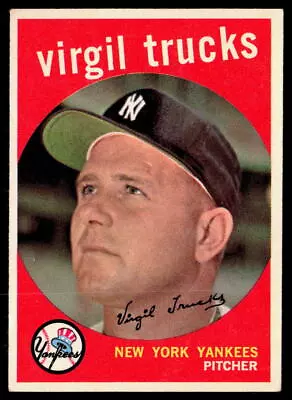 Virgil Trucks 1959 Topps #417 Touched Corners • $3.99