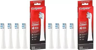 8x COLGATE OPTIC WHITE PRO SERIES Replaceable Brush Head For Electric Toothbrush • $24.99