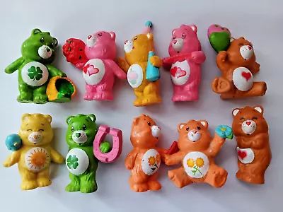 Vintage 80s Care Bears Mini PVC 10 Figures Lot • $34.99