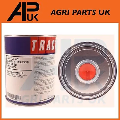 1L Tractol Super Red Paint For Massey Ferguson 35 65 135 165 240 290 Tractor • £31.15