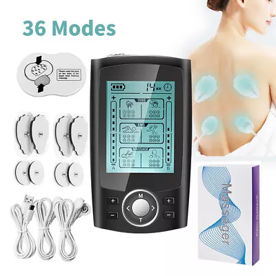 New 36 MODES Tens Machine Digital Therapy Full Massager Pain Relief Acupuncture • $34.95