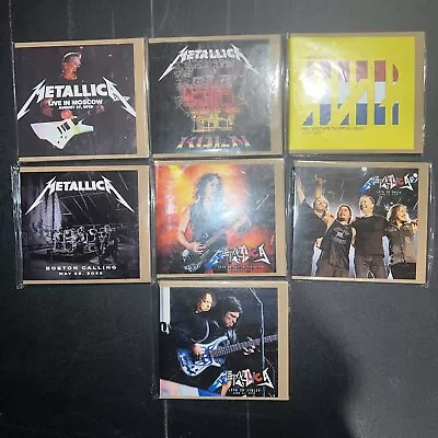 Metallica: 7 Live Set CDs - Live In Moscow Amsterdam Boston Imola Dublin • $129.99