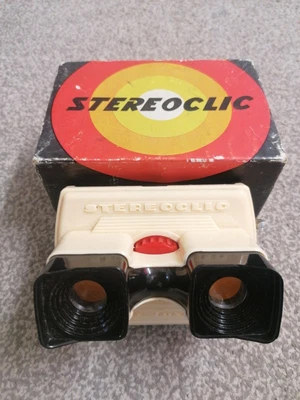 £9.49 • Buy Vintage 1950s Stereoclic De Luxe 3D Sterescope Viewer, Original Box And Leaflet 