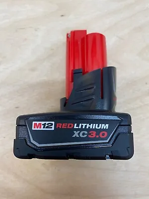 Milwaukee 48-11-2402 (1) M12 REDLITHIUM XC 3.0ah Extended Capacity Battery Pack • $42.99
