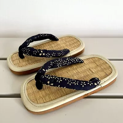 Children’s Authentic Japanese Zori Sandals Flipflops For Kimono Yukata UK11 • £6