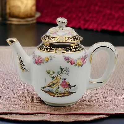 Franklin Mint Victoria & Albert Museum TOURNAY Japan Miniature Teapot 1985 Vtg • $18