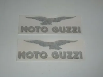 Moto Guzzi Tank Decal SET Die-cut Lemans 3 Imola Monza 500 850 Black Gold 160mm • $20.95