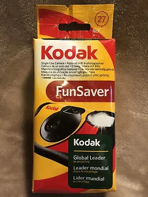 New Sealed Kodak Film FunSaver Single Use Disposable Camera 27 Exposures 11/2012 • $6.99