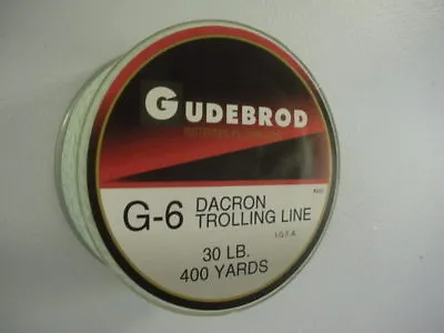 Gudebrod G6 IGFA Dacron Fishing Line Greenspot/Black - 12-180 Lb - 100-2000 Yds • $24.99