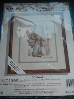 £20 • Buy Needle Treasures Counted Cross Stitch Kit. M. I. Hummel The Little Fiddler 4601
