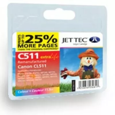 £17.98 • Buy CL-511 Colour Remanufactured Printer Ink Cartridge C511 CL511
