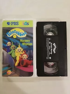 Teletubbies - Nursery Rhymes (VHS 1999) WHITE CLAMSHELL FREE S/H • $9.99