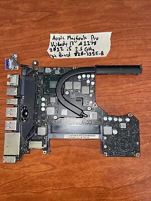 Apple Macbook Pro Unibody 13  A1278 2012 I5 2.5GHz Logic Board 820-3115-B *READ* • $60