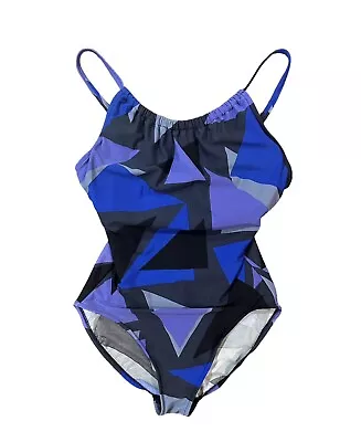 Magicsuit Multicolor Geometric Print Tummy Control One Piece Swimsuit Size 6 / 8 • $49.99