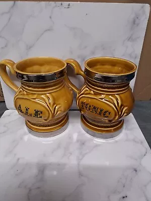 Vintage Wade Ale & Tonic Tankards • £24.95