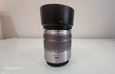 Panasonic LUMIX G VARIO 45-150mm F/4-5.6 ASPH. MEGA O.I.S. H-FS45150 Silver • $115