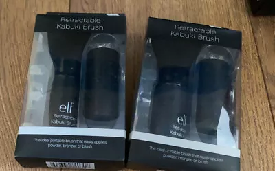 2x ELF Studio RETRACTABLE Kabuki Brush For Powder Highlighter Bronzer & Blush • $8